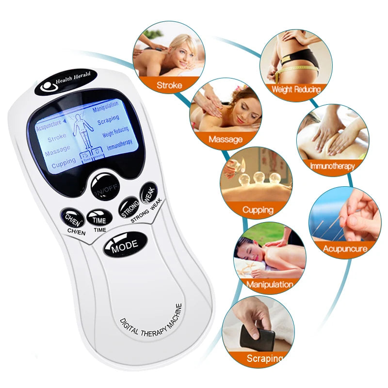 Electroestimulador Muscular TENS para Dolor y Relajación