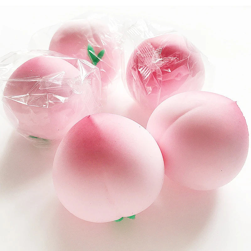 Peach Toy Anti-stress Squishy Slow Rising Fruit Squeeze Funny Stress Reliever Reduce Pressure Prop