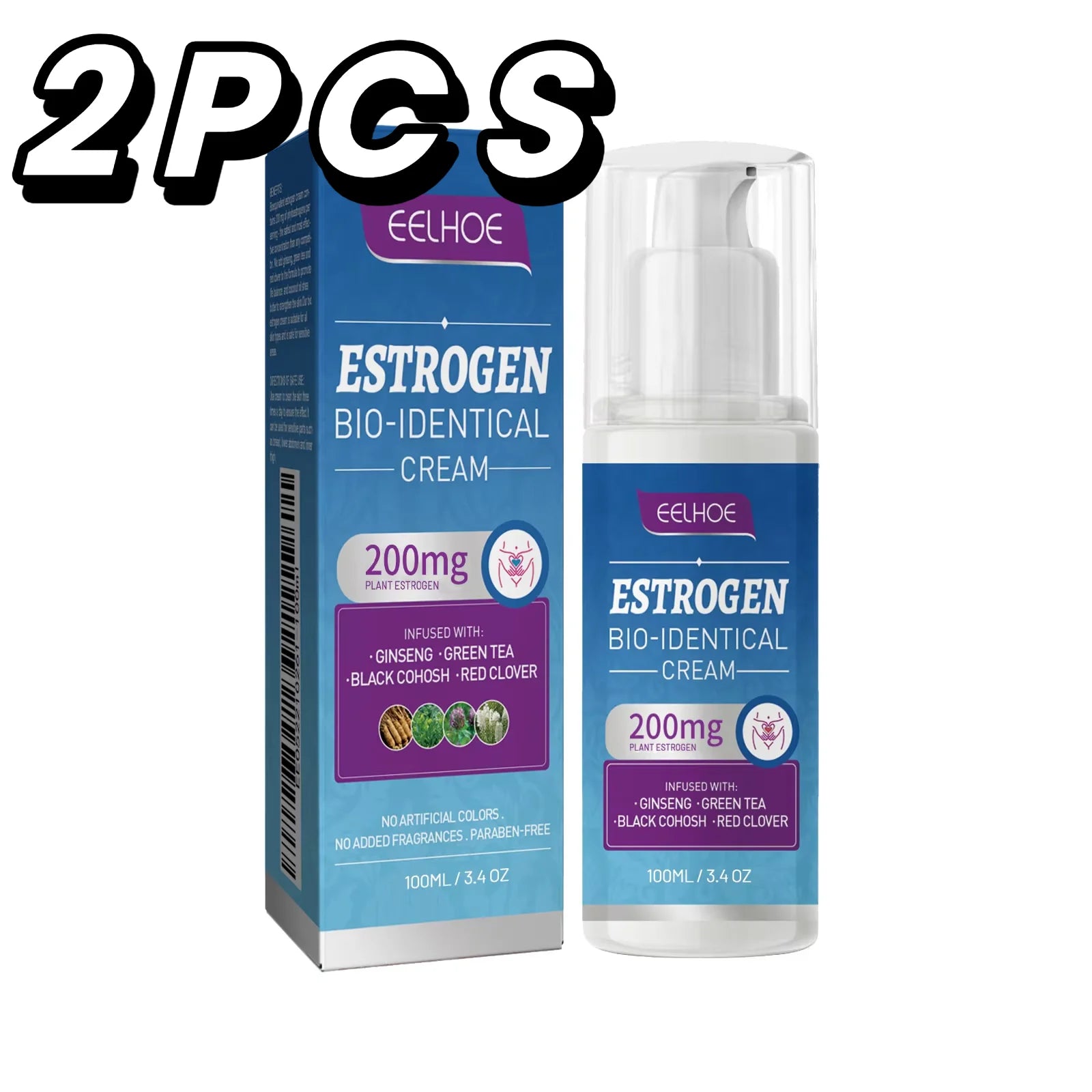 Estrogen Relief Cream for Women Reduce Fatigue Relieve Anxiety Stress Emotional Flashes Menopausal Progesterone Body Health Care
