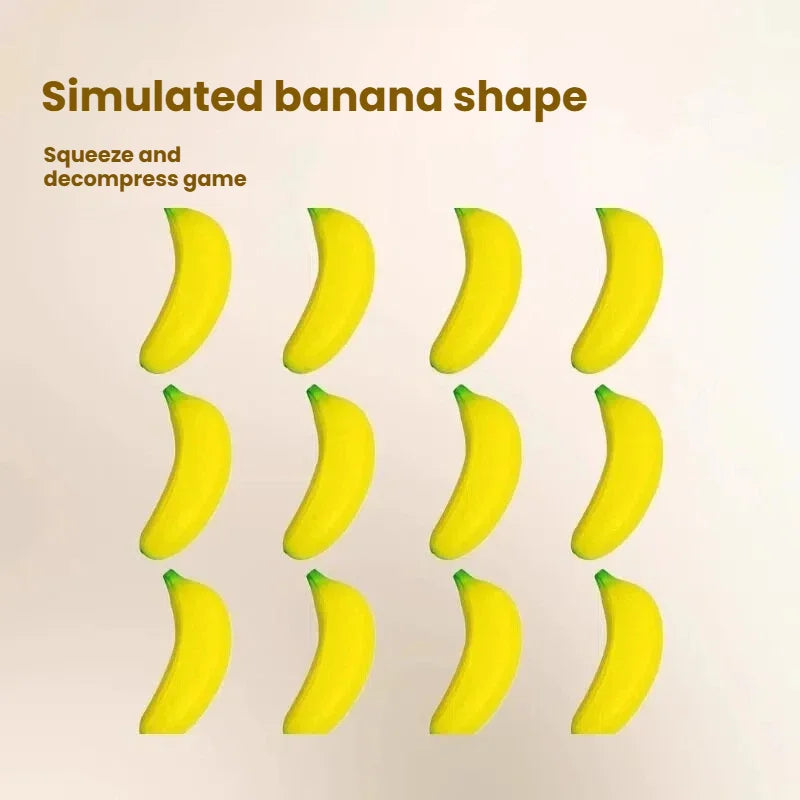 Anti-stress Squish Banana Toys Slow Rising Jumbo Squishy Fruit Squeeze Toy Funny Stress Reliever AntiStress Reduce Pressure Gift