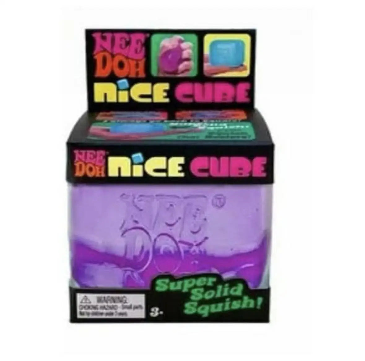 Brinquedo Sensorial Nice Cube - Cubo Antiestresse Macio para Alívio do Estresse, Super Sólido para Diversão ao Apertar