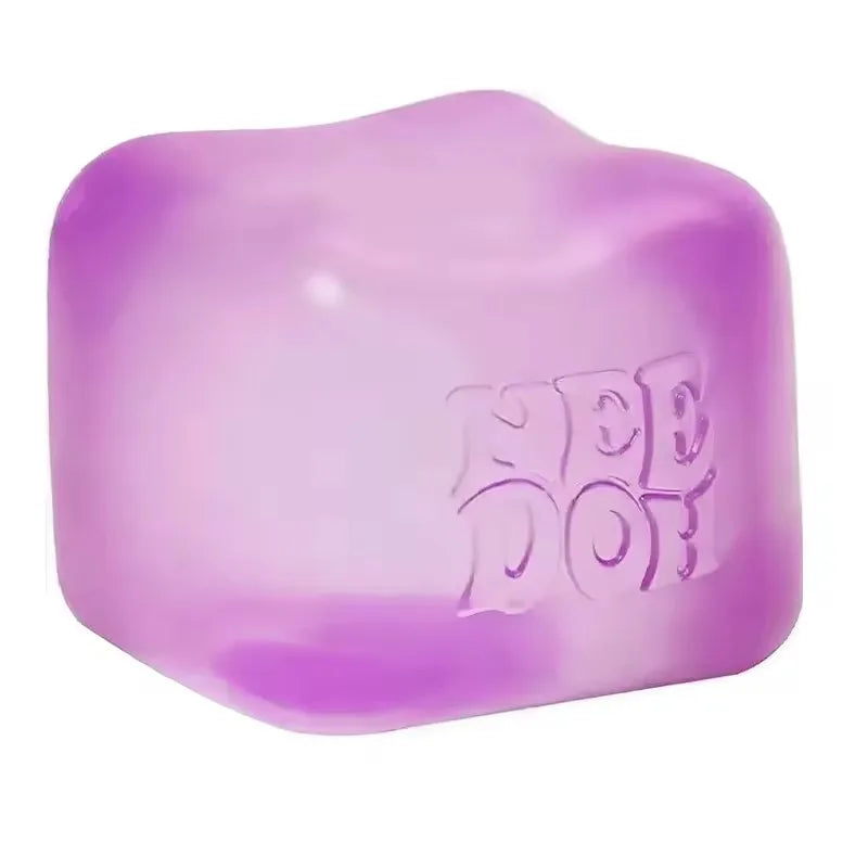 Juguete Antiestrés Schylling NeeDoh Nice Cube, Cubo Súper Sólido de Ascenso Lento, Juguete Sensorial para Aliviar la Ansiedad