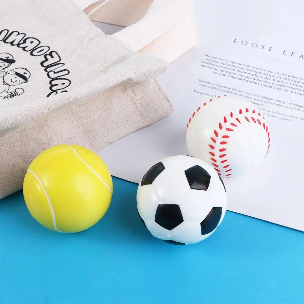Sport Game  Baseball Basketball Stress Relief Football Foam Rubber Ball Slow Rising Antistress  Squeeze Hand Ball