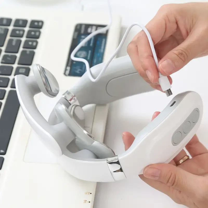Masajeador Cervical Recargable con Pulso Eléctrico