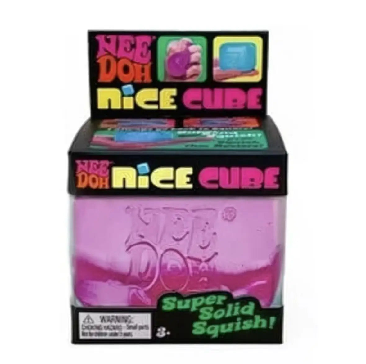 Brinquedo Sensorial Nice Cube - Cubo Antiestresse Macio para Alívio do Estresse, Super Sólido para Diversão ao Apertar