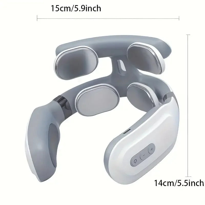 Masajeador Cervical Recargable con Pulso Eléctrico