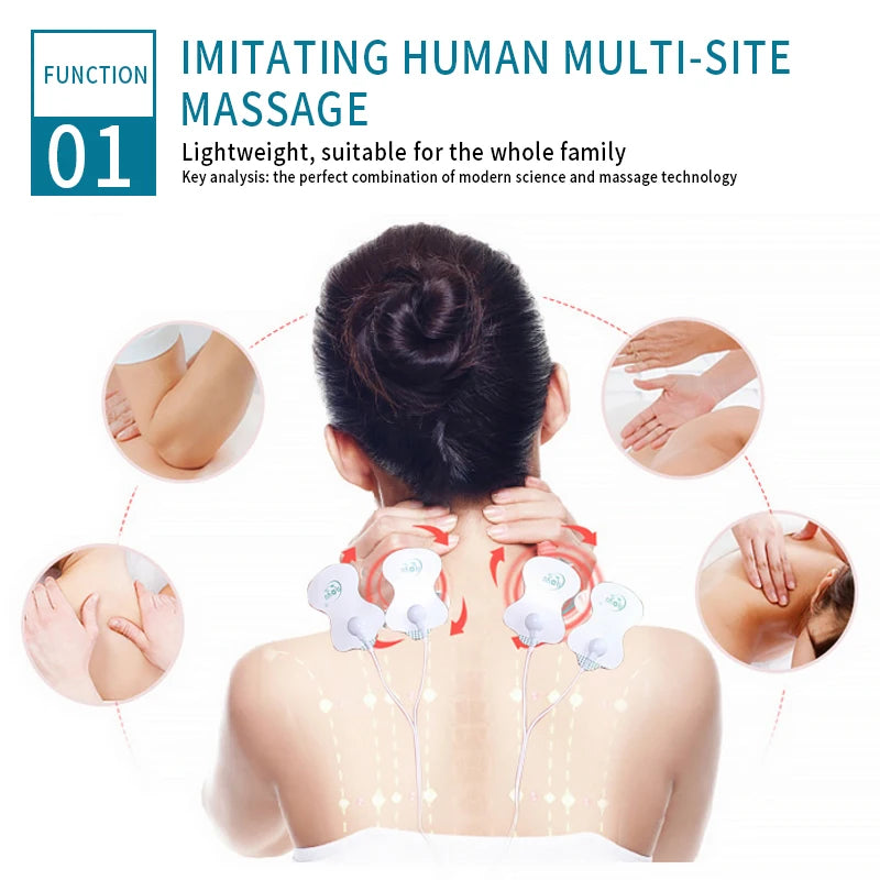 Electroestimulador Muscular TENS para Dolor y Relajación