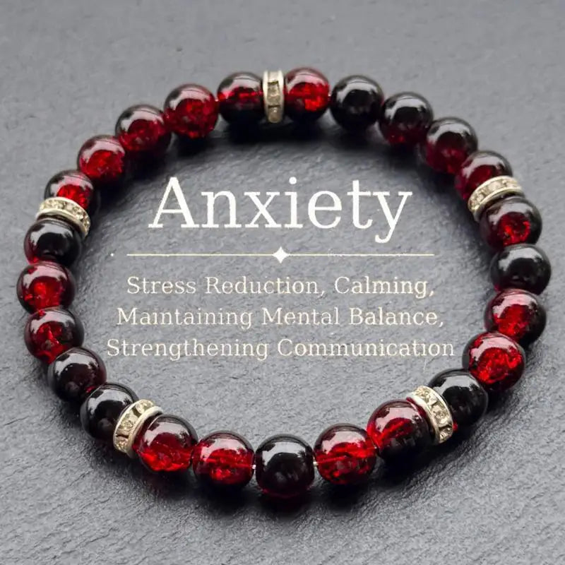 Anti Anxiety Bead Bracelet Bohemian Style Stress Reduction Couples Friendship Gifts Jewelry For Women Men Calming Accessories
