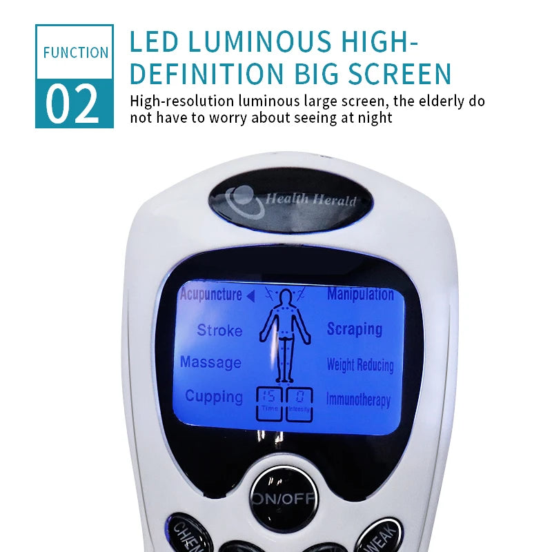 Electroestimulador Muscular TENS para Dolor y Relajación