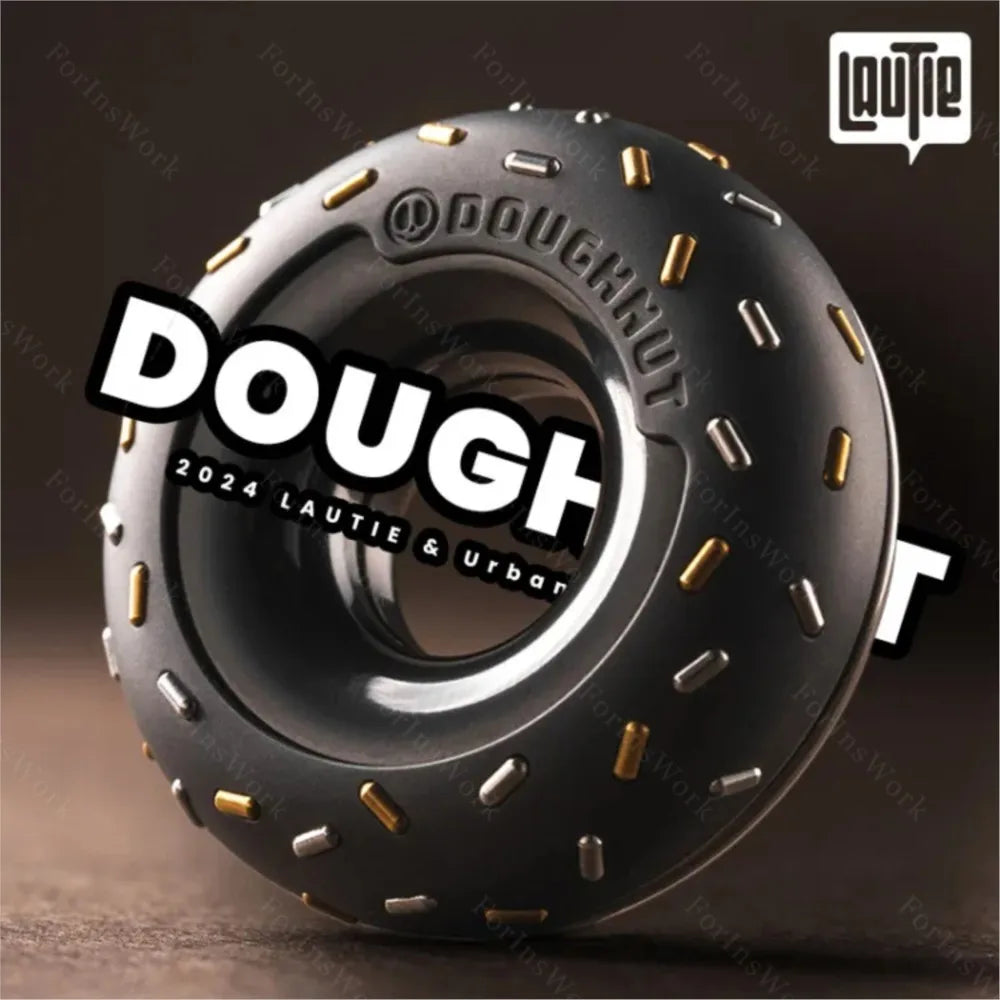 LAUTIE EDC X URBAN EDC Co-Brand “Doughnut”Fidget Spinner Metal Fidget Spinner Fidget Anti Stress Toy