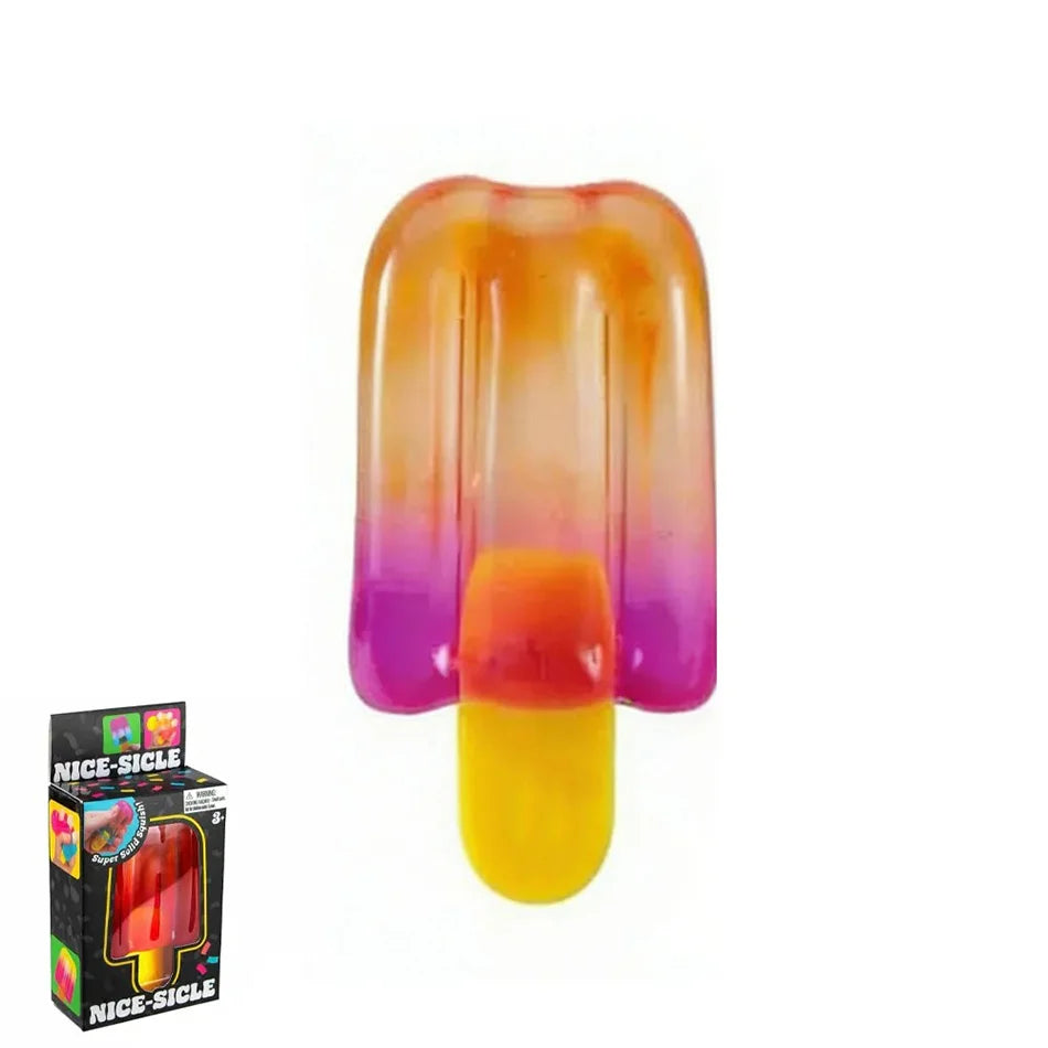 Blue Maltose Squishy Toys Anti Stress Sensory Fidgets Toy Soft Simulated Transparent Blue Maltose Slow-rebound Decompression Toy