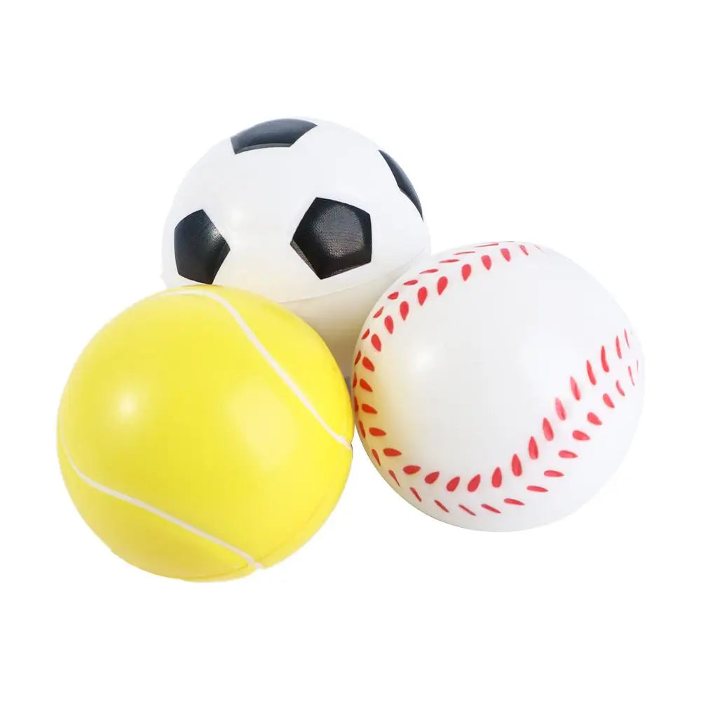 Sport Game  Baseball Basketball Stress Relief Football Foam Rubber Ball Slow Rising Antistress  Squeeze Hand Ball