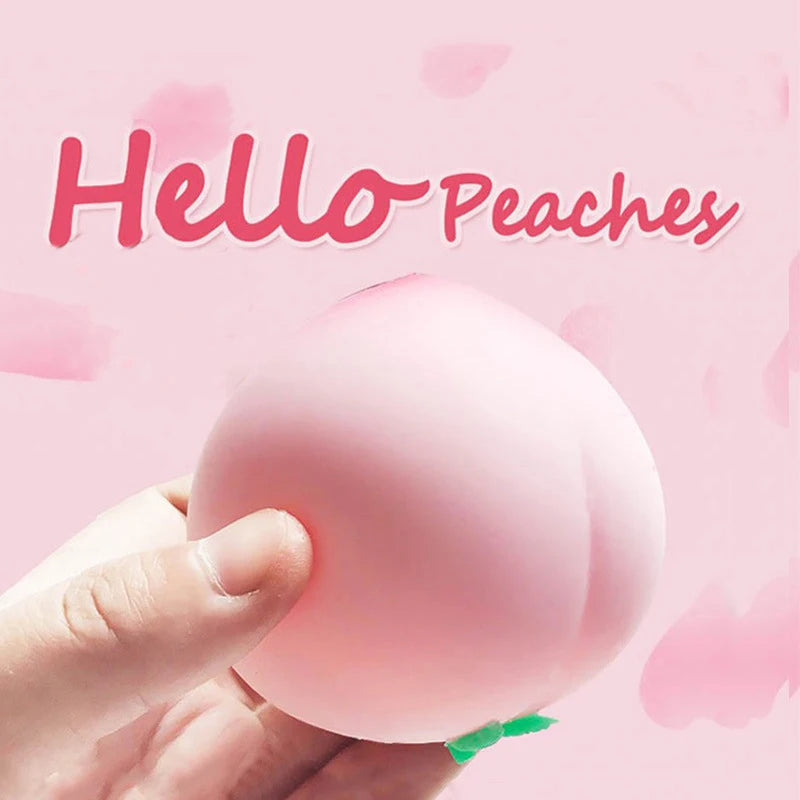 Peach Toy Anti-stress Squishy Slow Rising Fruit Squeeze Funny Stress Reliever Reduce Pressure Prop
