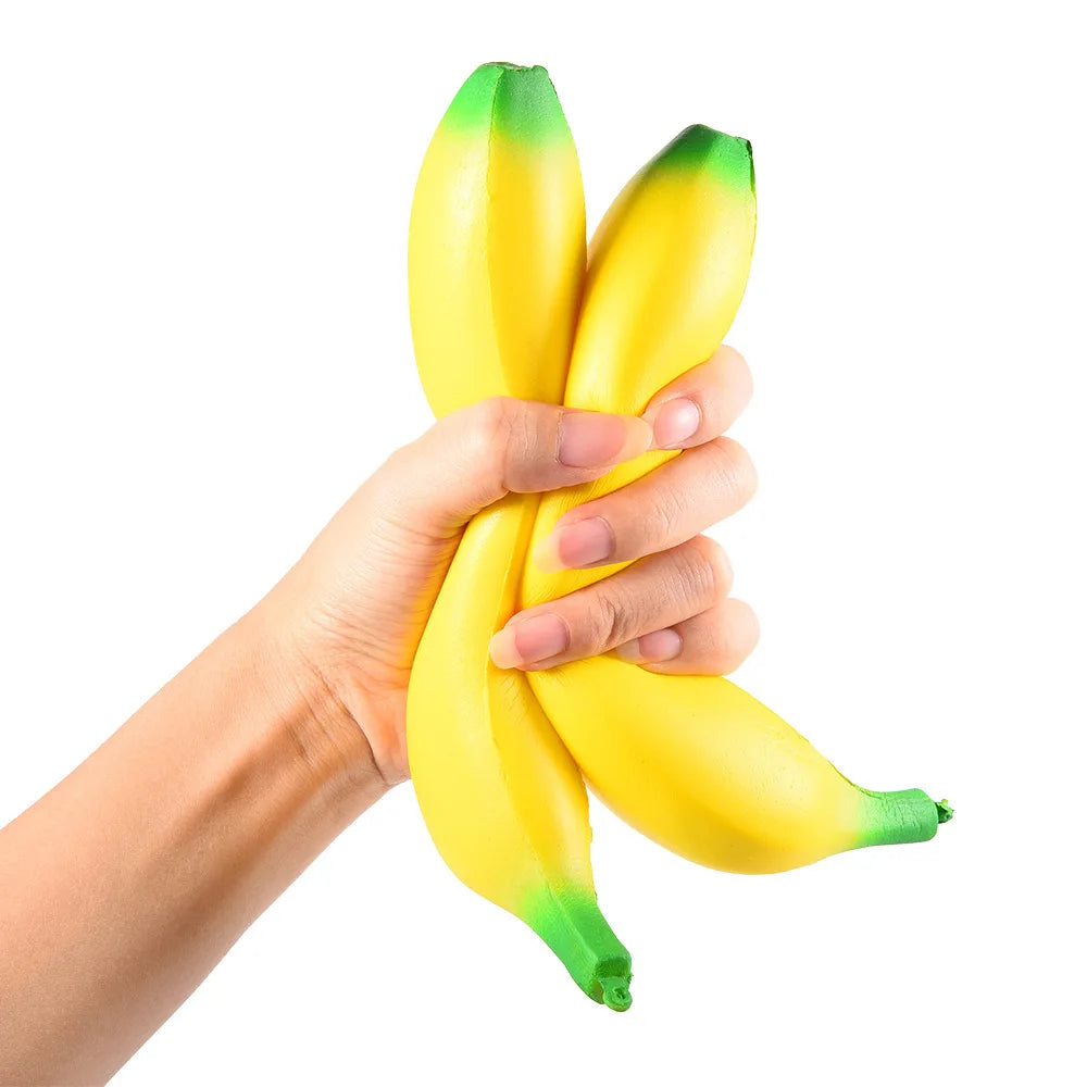 Anti-stress Squish Banana Toys Slow Rising Jumbo Squishy Fruit Squeeze Toy Funny Stress Reliever AntiStress Reduce Pressure Gift