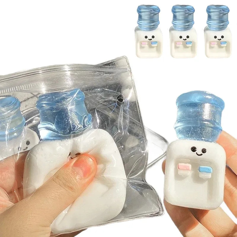 Squishy Water Dispenser Squeeze Toy Squeeze Anti Stress Toy Funny Stress Relief Decompression Fidget Toy for Adults and Children