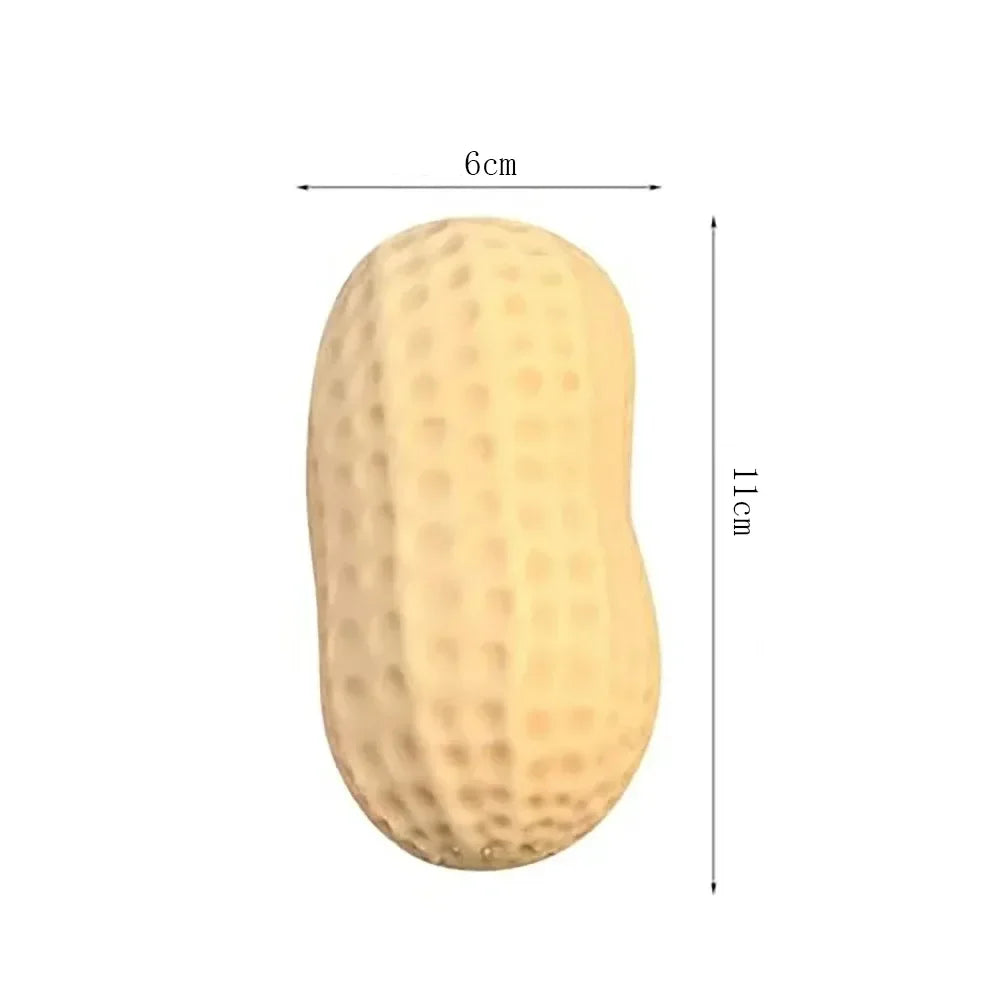 Pelota Antiestrés de Cacahuete, Pelota Blanda y Crujiente, Juguete Sensorial con Sensación Cremosa, Juguete Antiestrés ASMR para