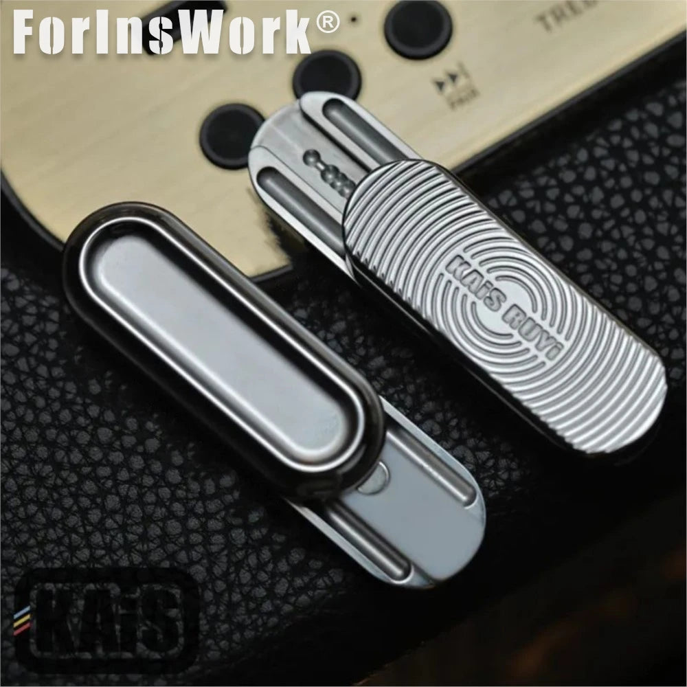 KAIS Stuido Stainless Steel Polish Ruyi "S" Ultra-dense Orbit Anti Stress Toy Office Gadgets EDC Fidget Toy
