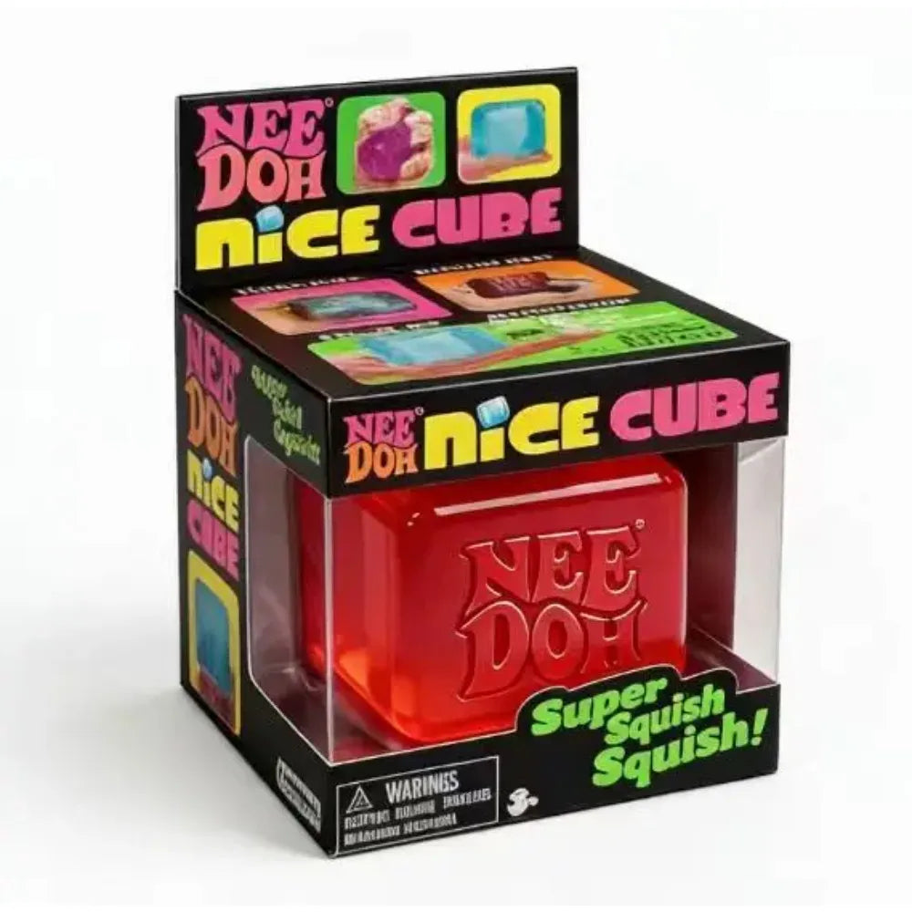 Brinquedo Sensorial Nice Cube - Cubo Antiestresse Macio para Alívio do Estresse, Super Sólido para Diversão ao Apertar