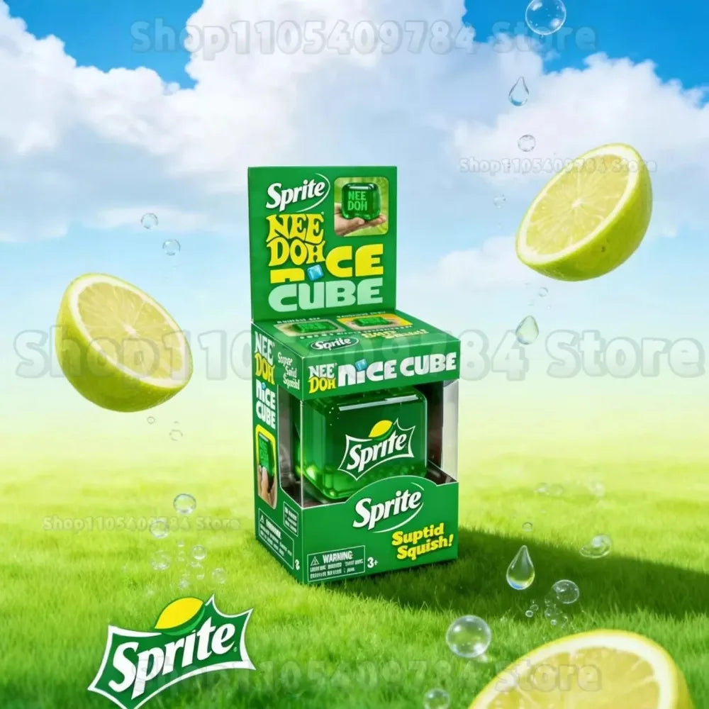 Juguete Antiestrés Nee Dohn Nice Cube Dr Pepper, Cubo Sensorial Suave para Niños y Adultos, Alivio de la Ansiedad